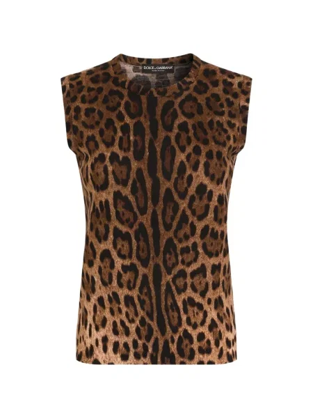 Top Dolce & Gabbana de lână cu imagine