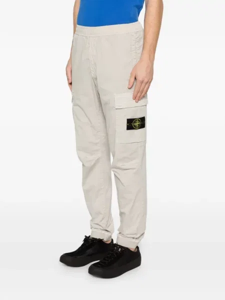 Pantaloni cargo Stone Island cu strasuri