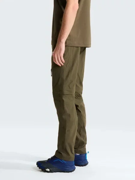 Зауженные лыжные штаны The North Face зеленые