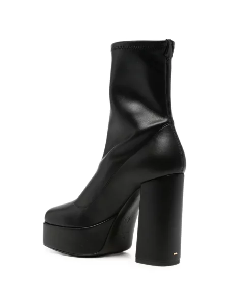 Cizme scurte Giuseppe Zanotti cu platformă negru
