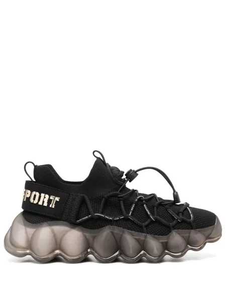 Sneakerși Plein Sport cu dungi de tigru negru