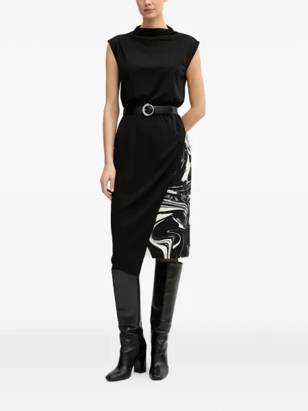 Rochie Dkny cu imagine de costum negru