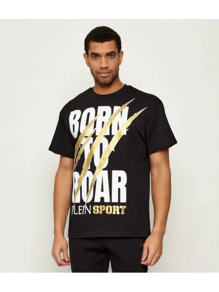 Plein Sport Tricou Scratch Scratch negru