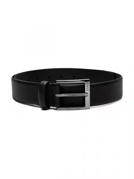 BOSS BLACK De piele negru