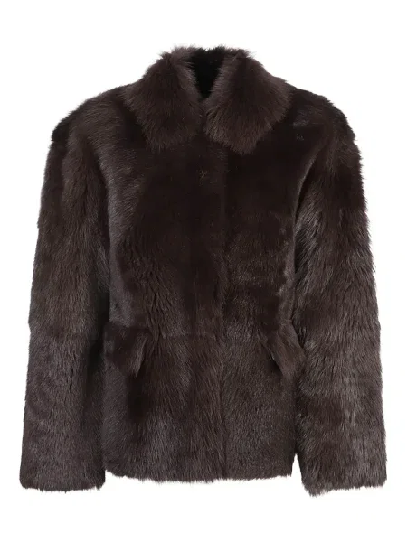 Kurtka Desa 1972 dwustronna brązowa