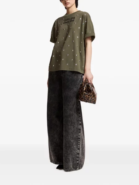 Tricou Essentiel Antwerp cu imagine verde