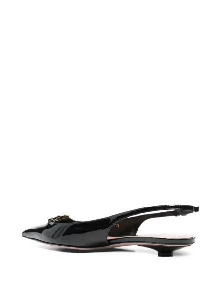 Pantofi cu toc Valentino Garavani slingback negru
