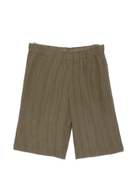 Plisirane kratke hlače Gongdid Design zelena