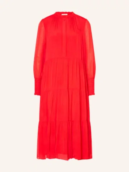 Lilienfels Sukienka Z Falbanami rot czerwona