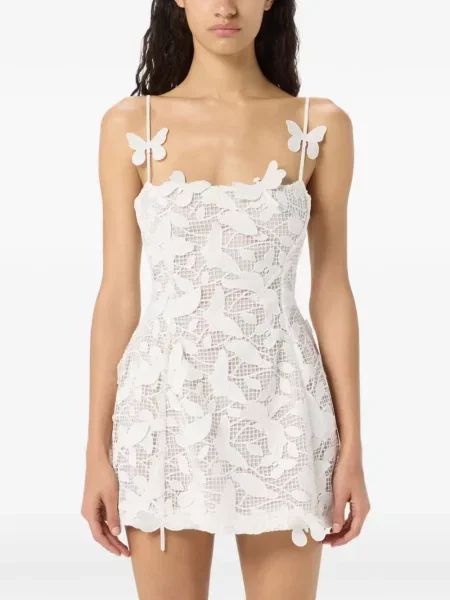 Rochie mini Blumarine cu aplicații alb