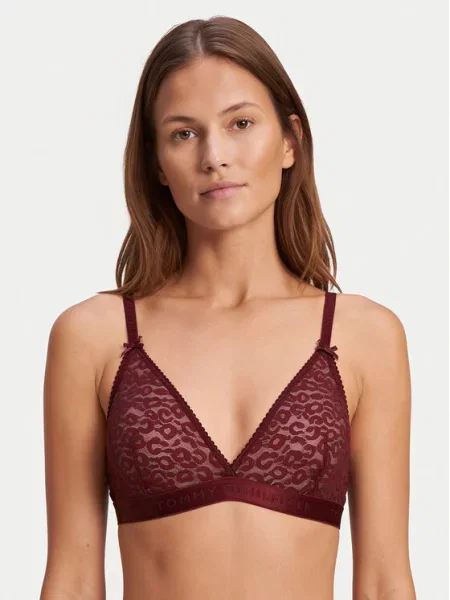 Podprsenka Bralette Tommy Hilfiger červená