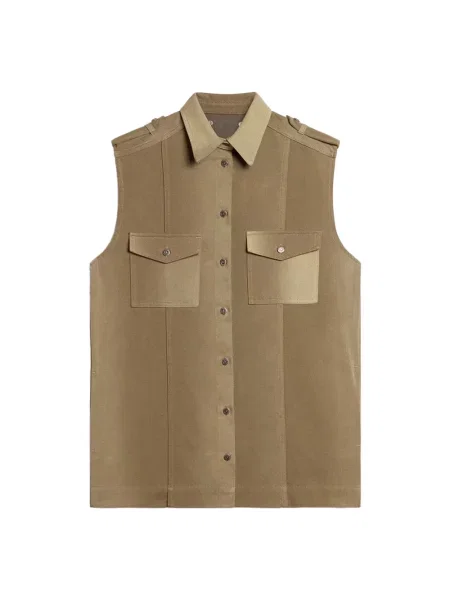 Kamizelka Golden Goose garniturowa zielona