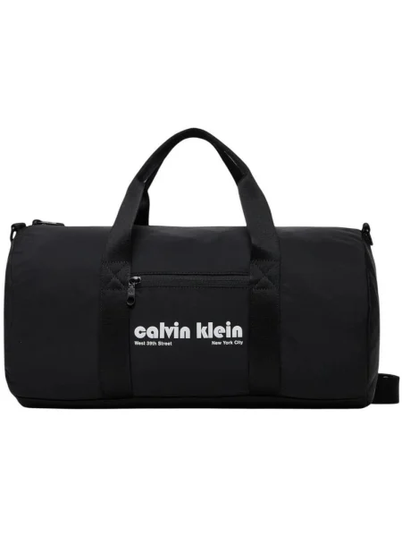 Calvin Klein Jeans Športová taška Ckj Graphic Ck Crossbody Duffle čierna