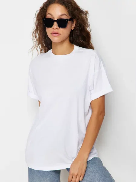 Tricou Trendyol alb