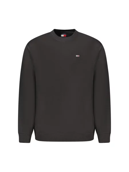 Tommy Jeans Bluza Mężczyźni jednolity S czarny