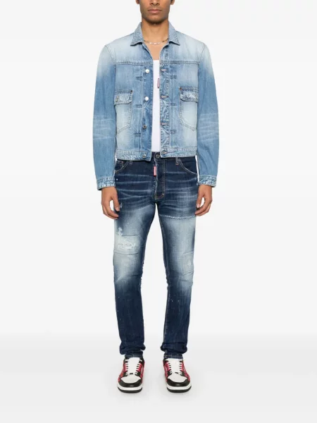 Geacă de blugi Dsquared2 albastru