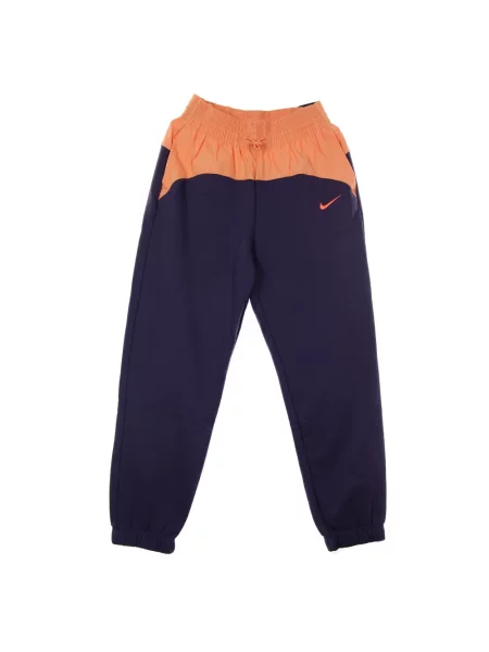 Spodnie dresowe Nike polarowe niebieskie