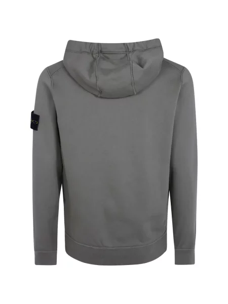 Hanorac cu glugă Stone Island cu strasuri verde
