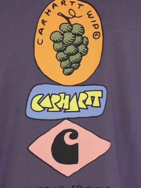 Tricou Carhartt Wip cu imagine violet