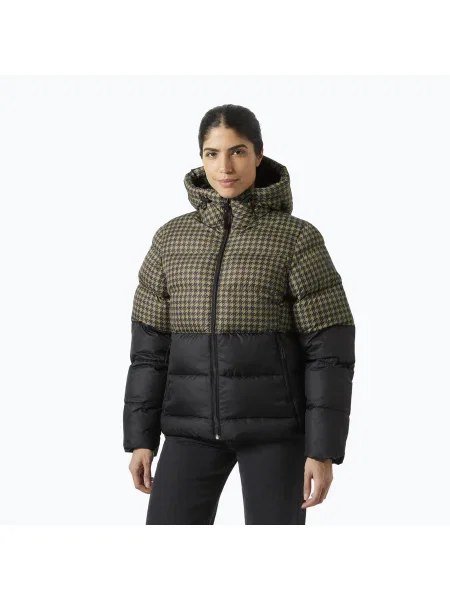 Geacă de puf pentru femei Helly Hansen Active Puffy sepia houndstooth aop