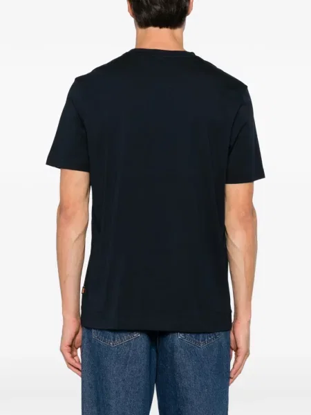 Scurt tricou Boss cu decolteu rotund negru