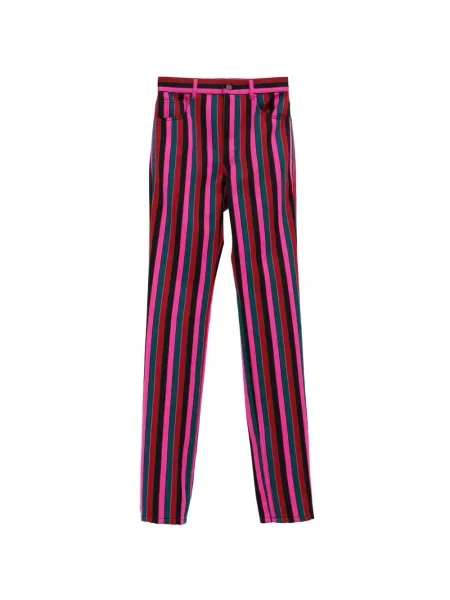 Pantaloni Chloé de lână roz