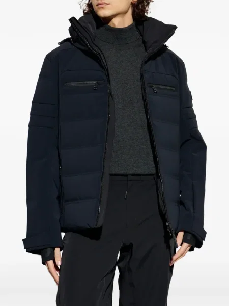 Lyže lyžařská bunda Bogner s kapucí černá