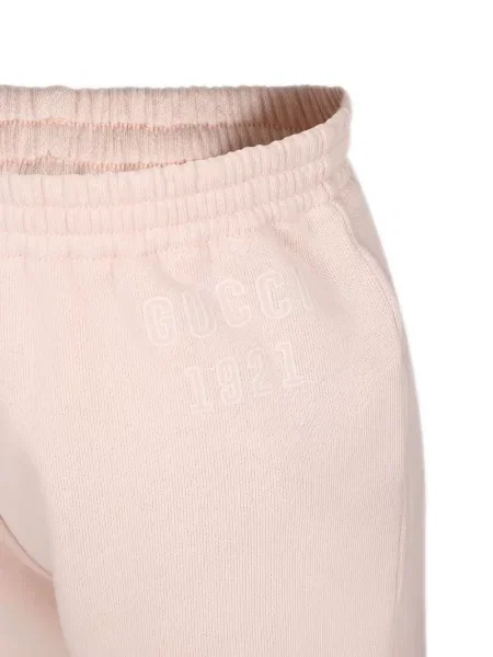 Spodnie dziecięce Gucci różowe