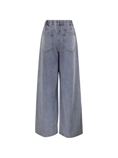 Blugi cu picior larg Weekend Max Mara albastru