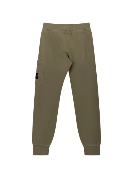 Spodnie dziecięce Stone Island zielone