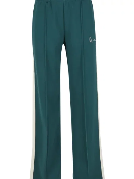 Karl Kani Pantaloni verde închis alb
