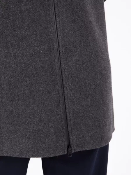 Пальто All Posa текстиль сірий