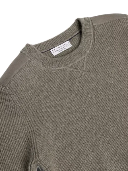 Sweter dziecięcy Brunello Cucinelli szary