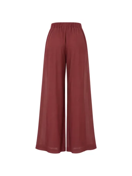 Pantaloni palazzo Kaos roșu