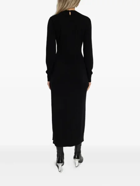 Rochie midi Givenchy tricotate până la genunchi de costum negru