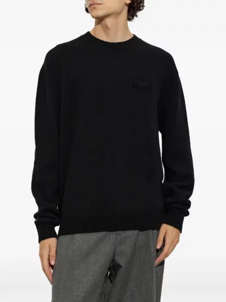 Pulover Givenchy cu broderie negru