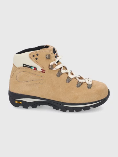 Велурени обувки Zamberlan кафяво