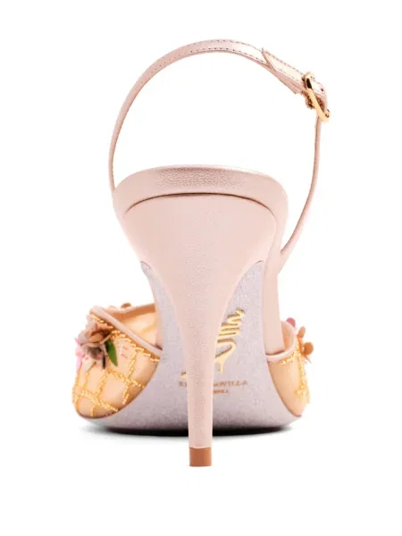 Sandale Rene Caovilla cu model floral slingback