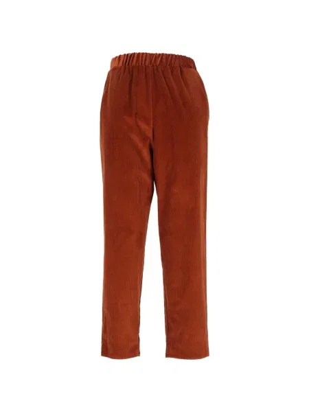 Pantaloni Dusan de catifea cord conici maro