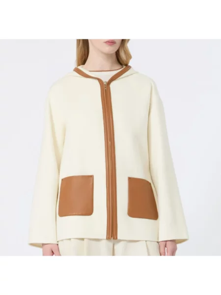 Płaszcz Max Mara wełniany beżowy