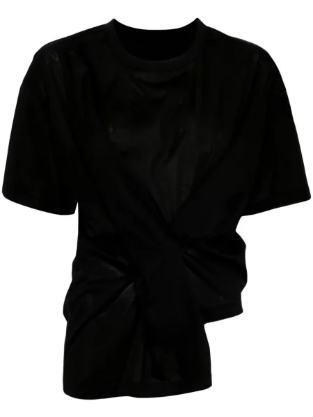 Tricou Jnby plisat negru