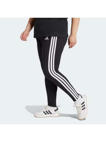 Legginsy Essentials Cotton Plus Size białe