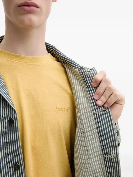 Pantaloni Levi's® de catifea cord cu dungi cu buzunar frontal albastru