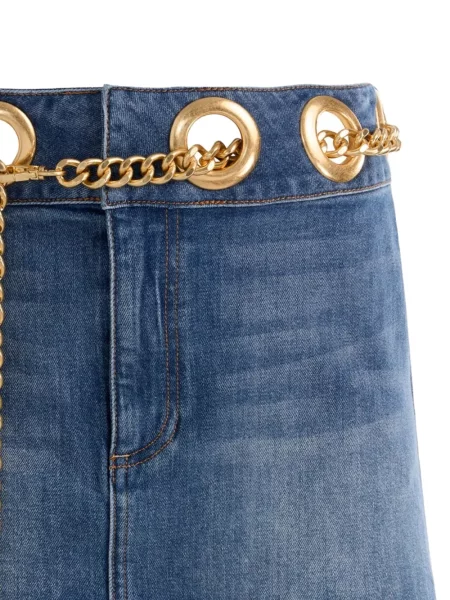 Cu centură fusta mini Alice + Olivia albastru