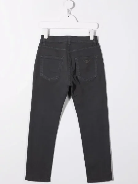 Jeansy skinny dziecięce Emporio Armani szare