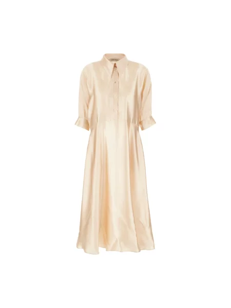 Sukienka Alberta Ferretti beżowa