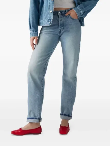 Blugi Levi's® cu talie joasă albastru