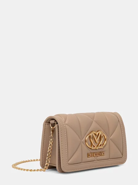 Love Moschino Geantă poștaș/poșetă plic bej