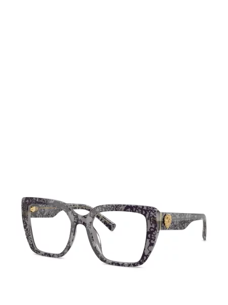 Sunčane naočale Dolce & Gabbana Eyewear s printom s čipkom crna