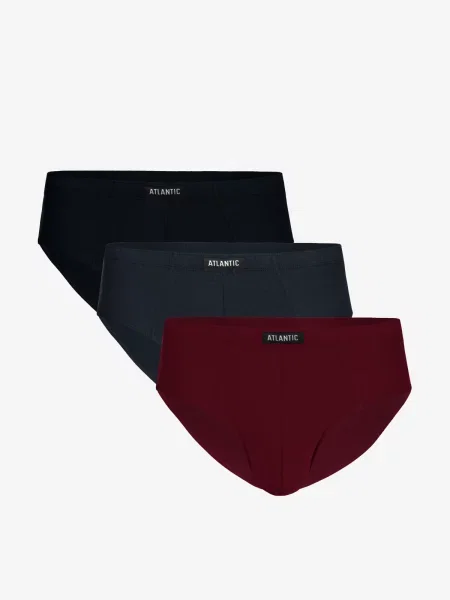 Klasične hlačke Atlantic črna